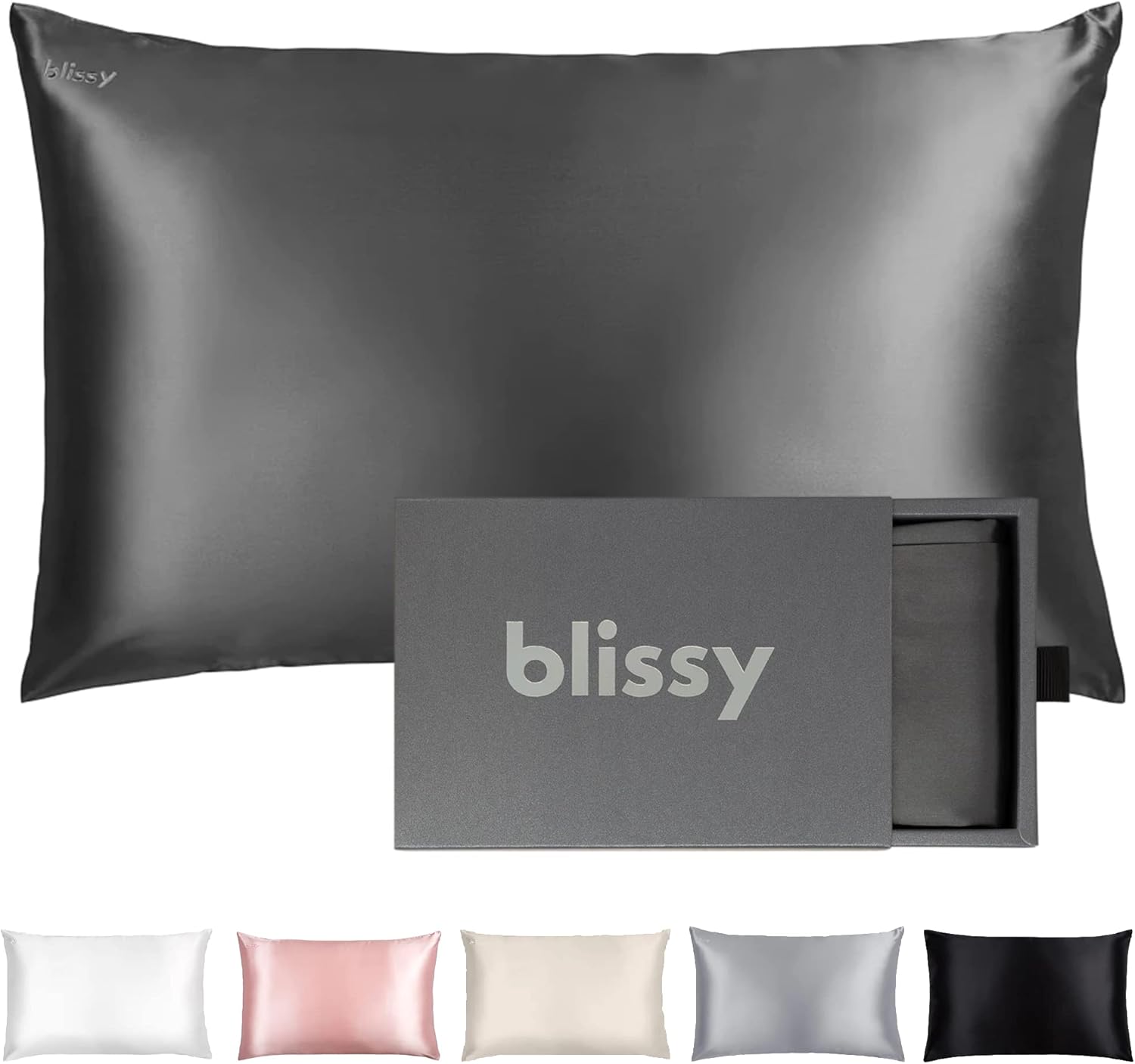 Blissy Silk Pillowcase 100 Pure Mulberry Silk 22 Momme