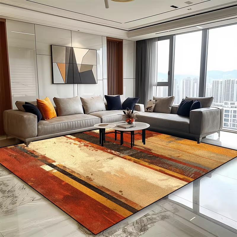 Tapis antidérapant lavable pour éviter les glissades et embellir le salon