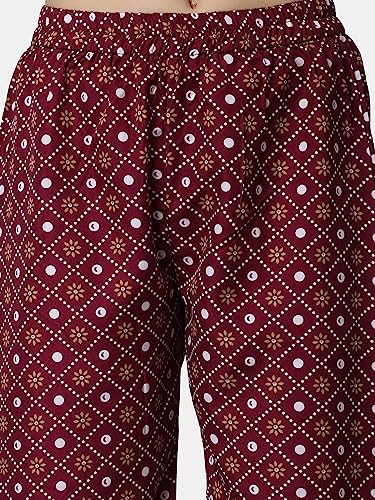 Image of POPWINGS Casual Printed Joggers for Summer || Stylish Women Joggers for Summer || Loose-Fit Pull On Joggers for Women || Women Joggers Pants for Summer