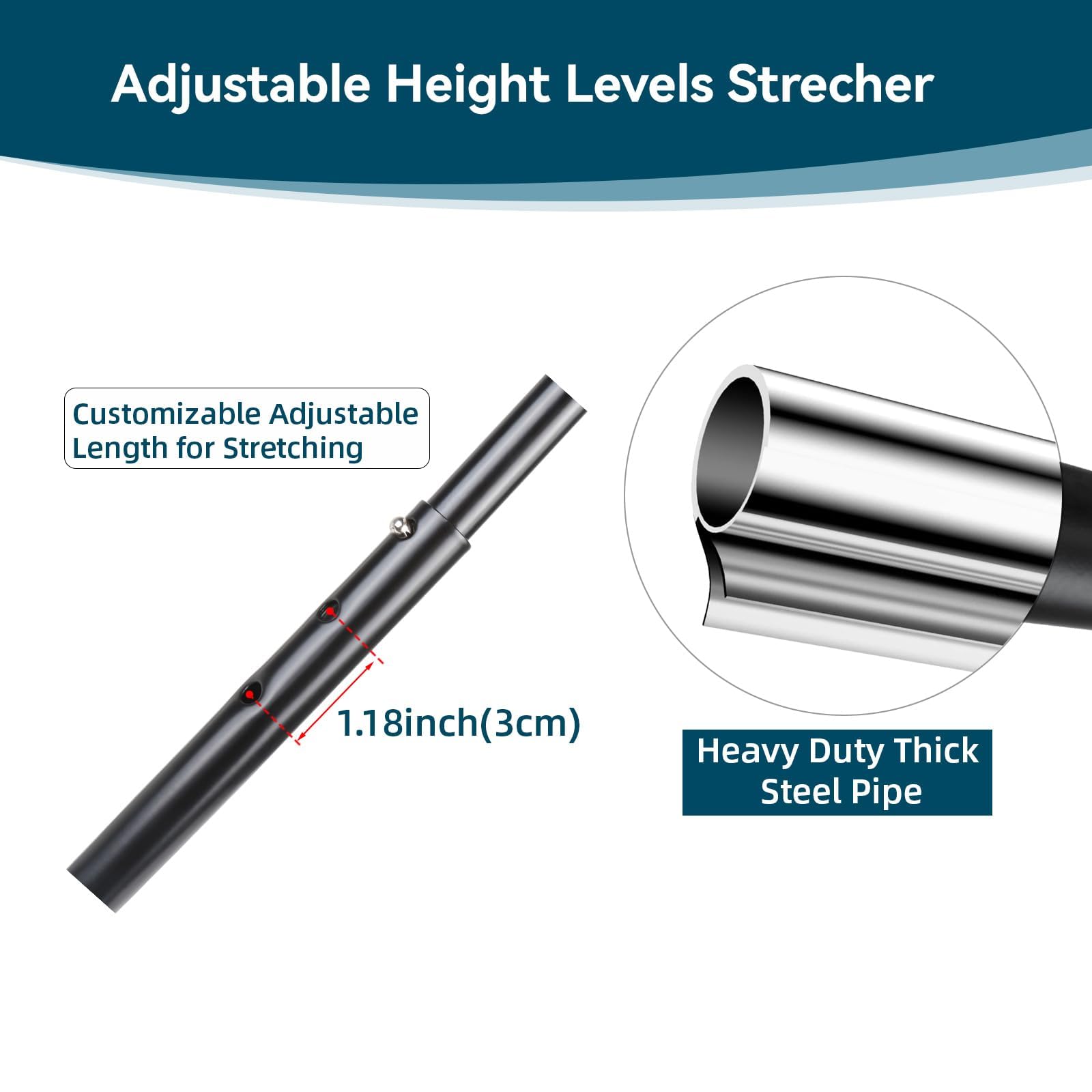 Hamstring Stretcher - Improve Flexibility & Mobility -5