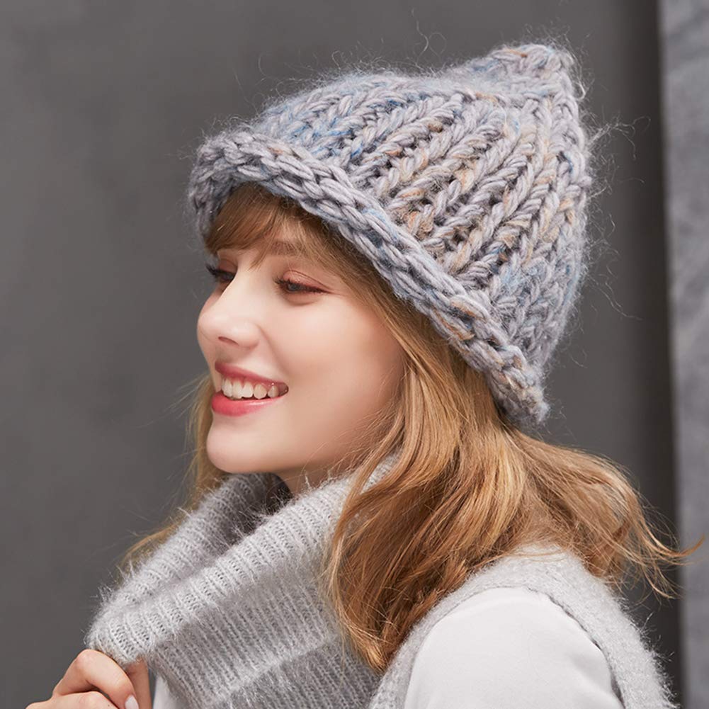 Berretti in Maglia,Cappello Donna Invernale Berretto in Maglia, Regali per Donna a Natale,Beanie Invernale Cappelli per Sci/Bici/Moto