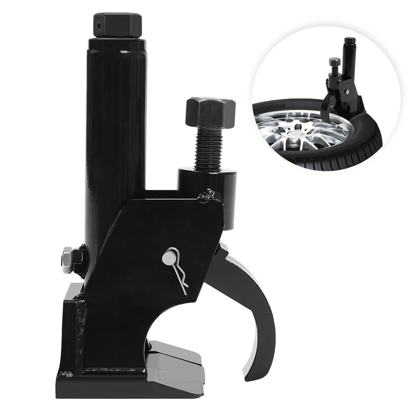 Desmontadora de Neumáticos Manual, Extractor de Talones para Neumáticos de 96,5cm - 106,7cm Herramienta para Cambiar Neumáticos para Camiones Tractores Automóviles Neumáticos