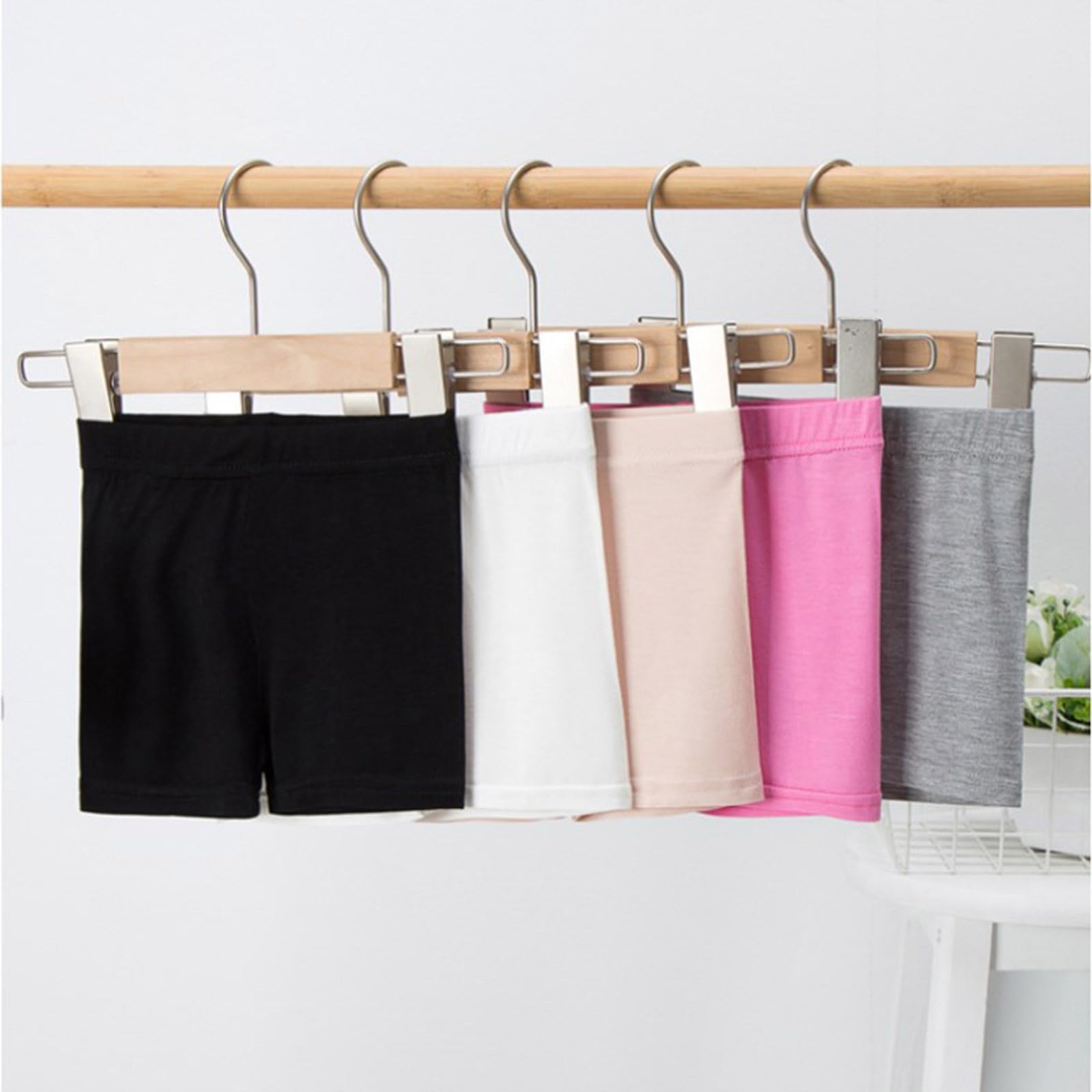 Generisch 2026 Pantalones cortos de danza para niños, niñas, color sólido, transpirables, pantalones de ciclismo Top Girls 140