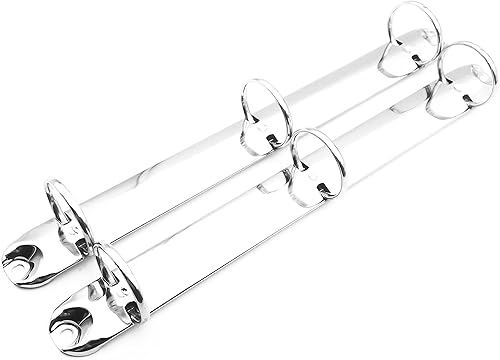 Shuokecrafts Mecanismo de carpeta de 3 anillos O de metal, 2 piezas, 1 pulgada  1.024 in de ancho de base, kit de repuesto para planificadores de