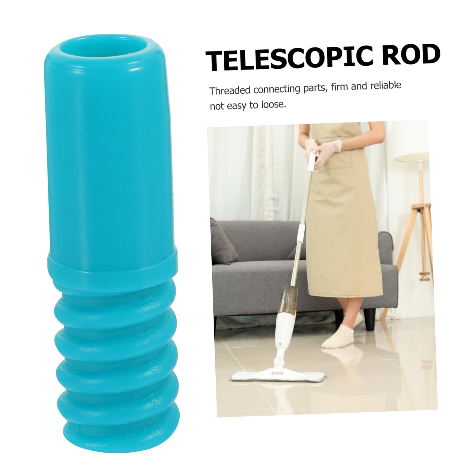 TOPBATHY Embouts Filetés Plastique Pour Manche Télescopique - Lot De 2