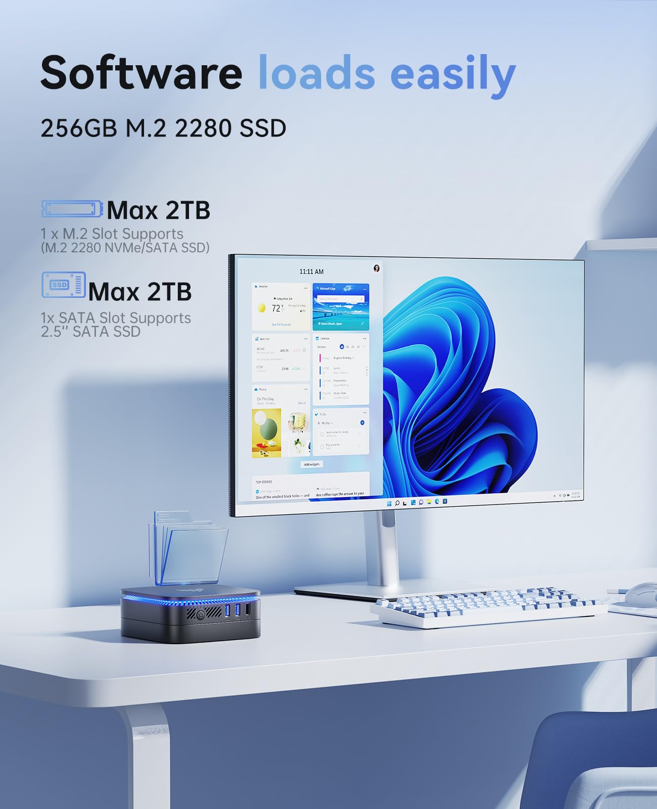 Amazon.com: KAMRUI Desktop Mini PC, AK1PLUS 16GB RAM 1TB SSD Mini 