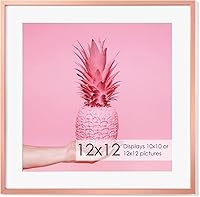 Vista 532 de Fun Memories Portarretratos de metal de 16 x 20 pulgadas con paspartú de 11 x 14 pulgadas, acabado de aluminio cepillado, parte delantera de vidrio