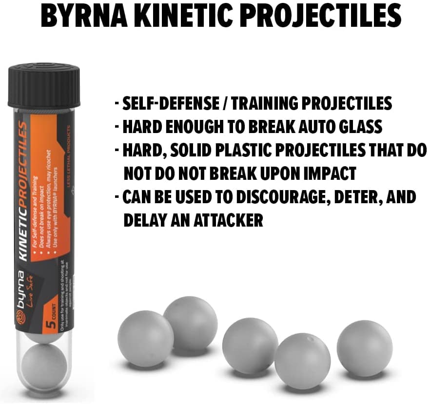 Image of Byrna SDXL Self Defense Pepper Ultimate Bundle - Pepper Spray, Non Lethal Pepper Launcher, 12g CO2 Powered Home and Personal Defense | Proudly Assembled in The USA (Orange)