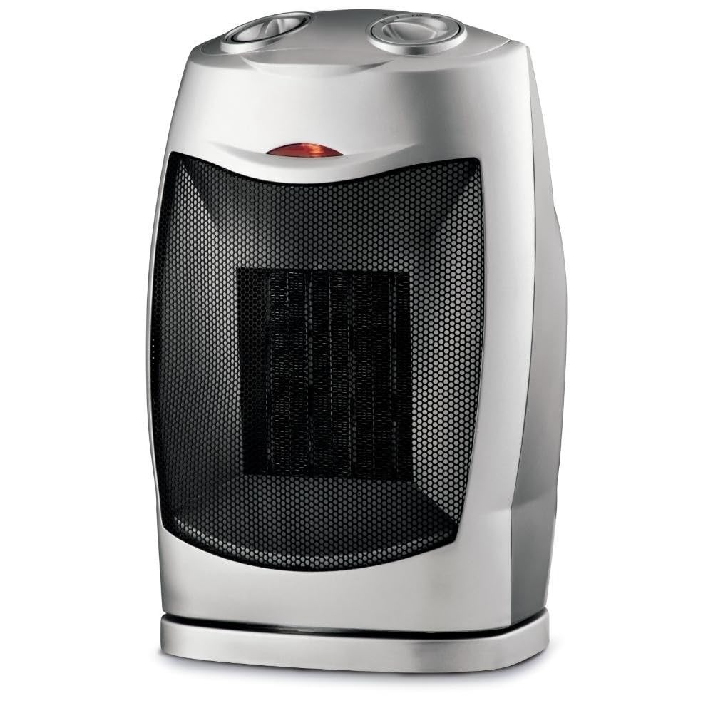 Aquecedor De Ambiente Elétrico Termoventilador Cerâmico Portátil A-05 1500W Prata 220V