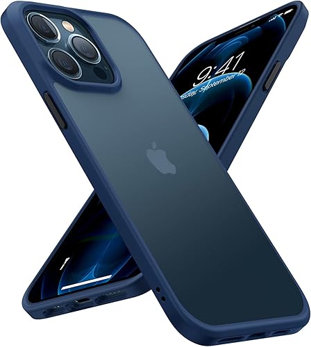 Miniatura 24 de TORRAS - Funda a prueba de golpes para iPhone SE 2022/iPhone SE 2020/iPhone 7, certificado de caída militar, parte trasera dura, semitransparente,