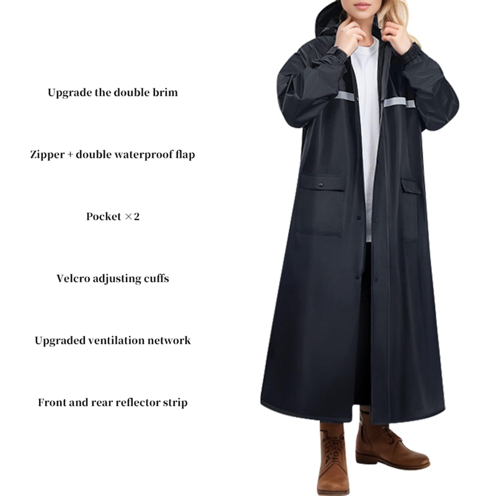 Für Frauen Fahrradjacke Outdoor Regenponcho Atmungsaktive Outdoorjacke Dünne Funktionsjacke wasserdichte Regenjacke Herbst Regenmantel