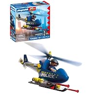 PLAYMOBIL | City Action | Elicottero della polizia | Con agente di polizia