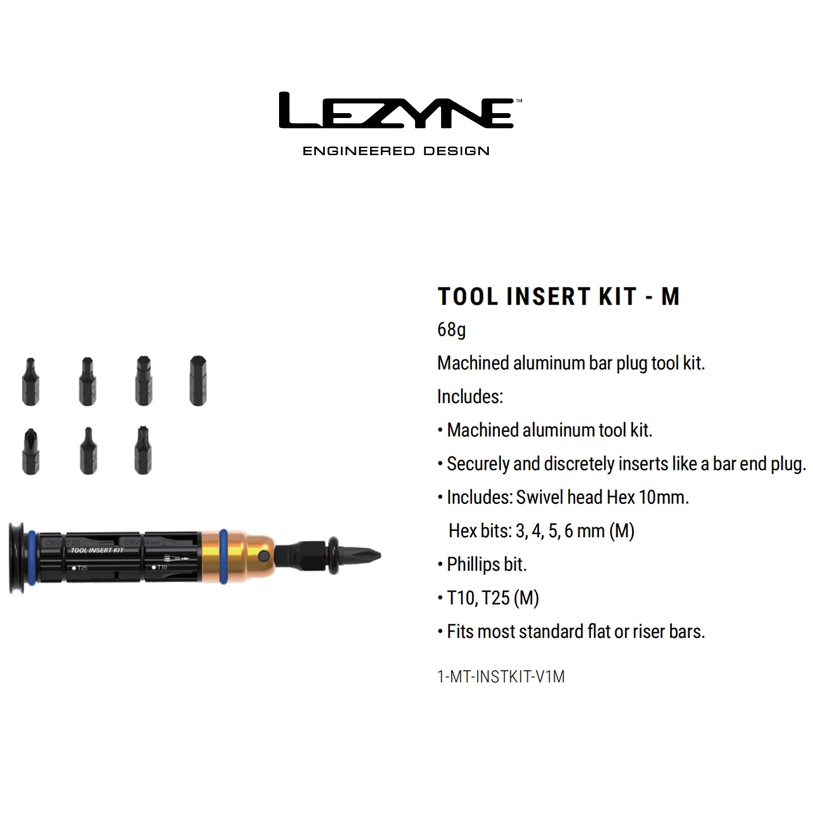 Lezyne Werkzeugeinsatz, schwarz, M