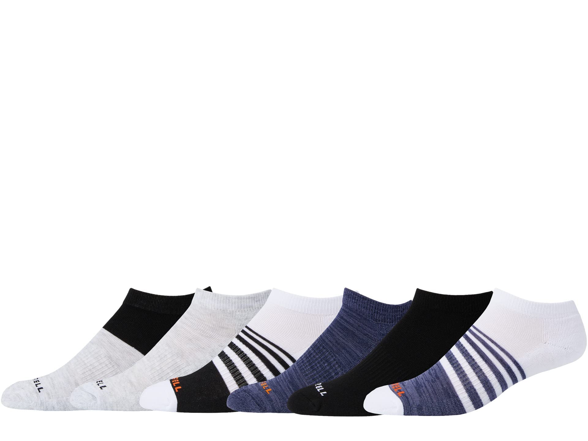 Merrell Lot de 6 paires de chaussures rembourr es recycl es MD-LG pour homme Pointure 43-46, Bleu assorti.