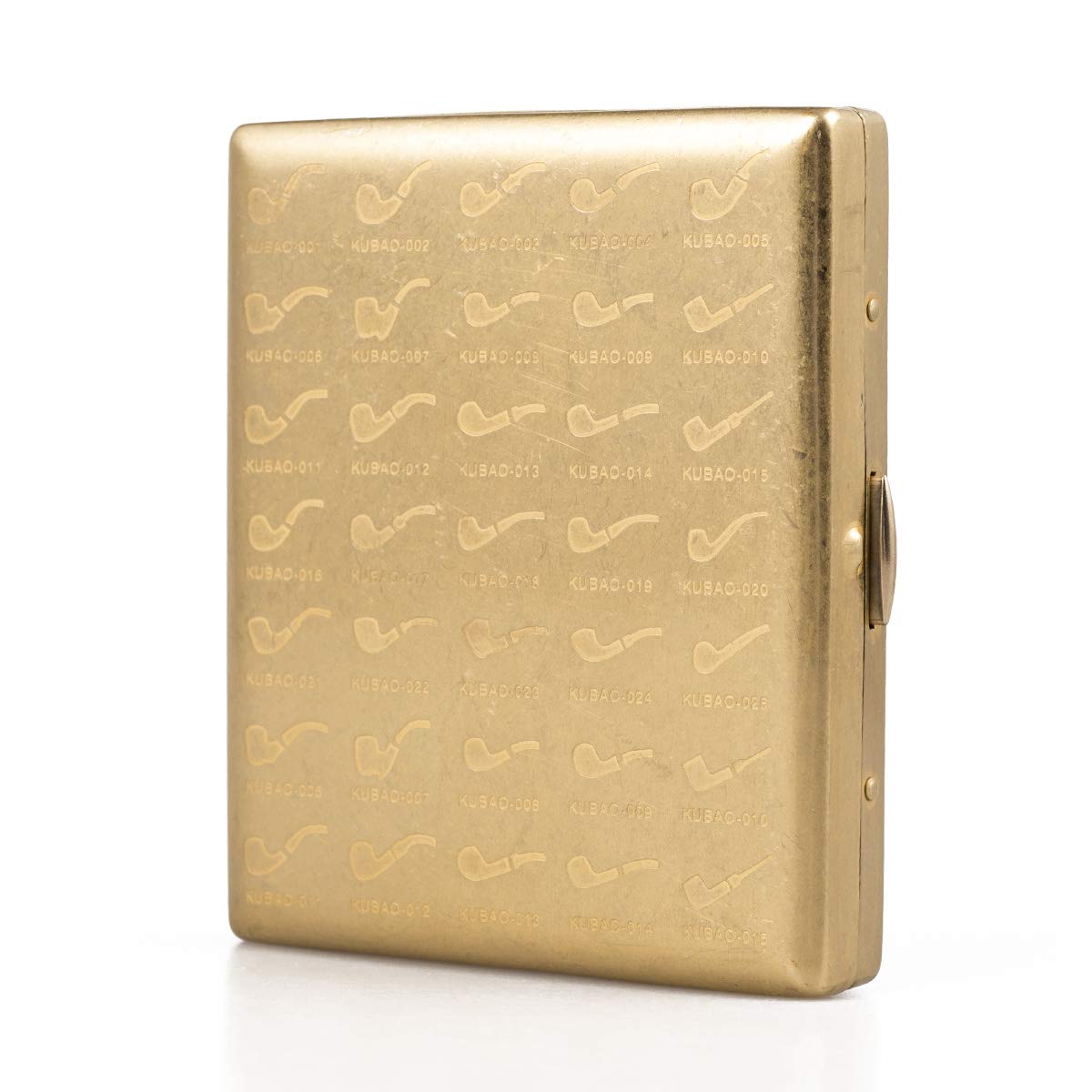 kuboy cigarette case Amazon.com: Double Sides Engraved Pipe Pattern Brass Metal Cigarette Case  Holder for Regular Cigarettes : Health & Household