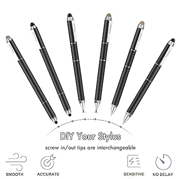 Amazon | Capacitive Stylus Pen with Ballpoint Pen Writing