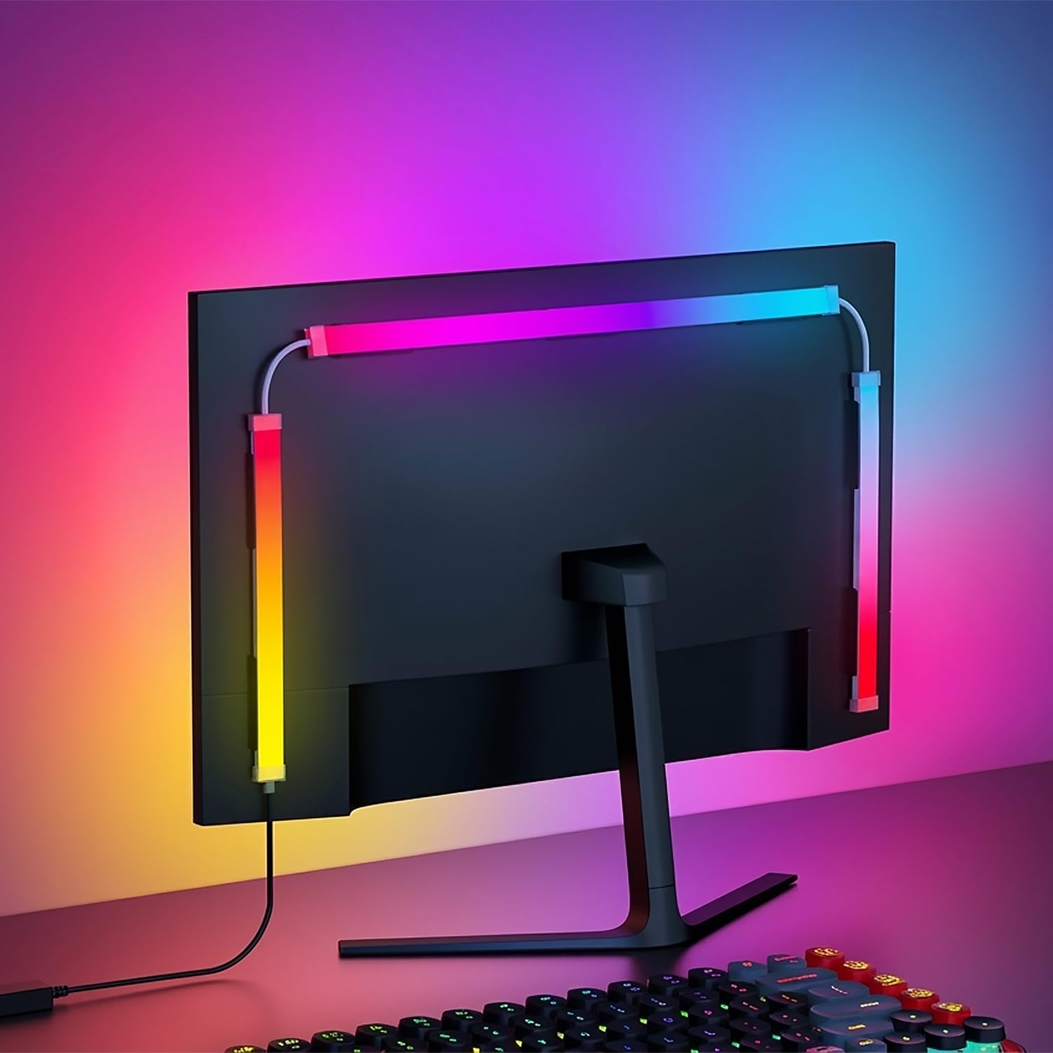 Amazon.co.jp: Fiotura G100 LEDモニターバックライト PC&Mac用 画面の
