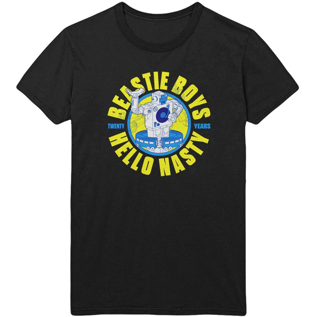 The Beastie Boys Hello Nasty Intergalactic Official Tee T-Shirt Mens Unisex (X-Large) Black