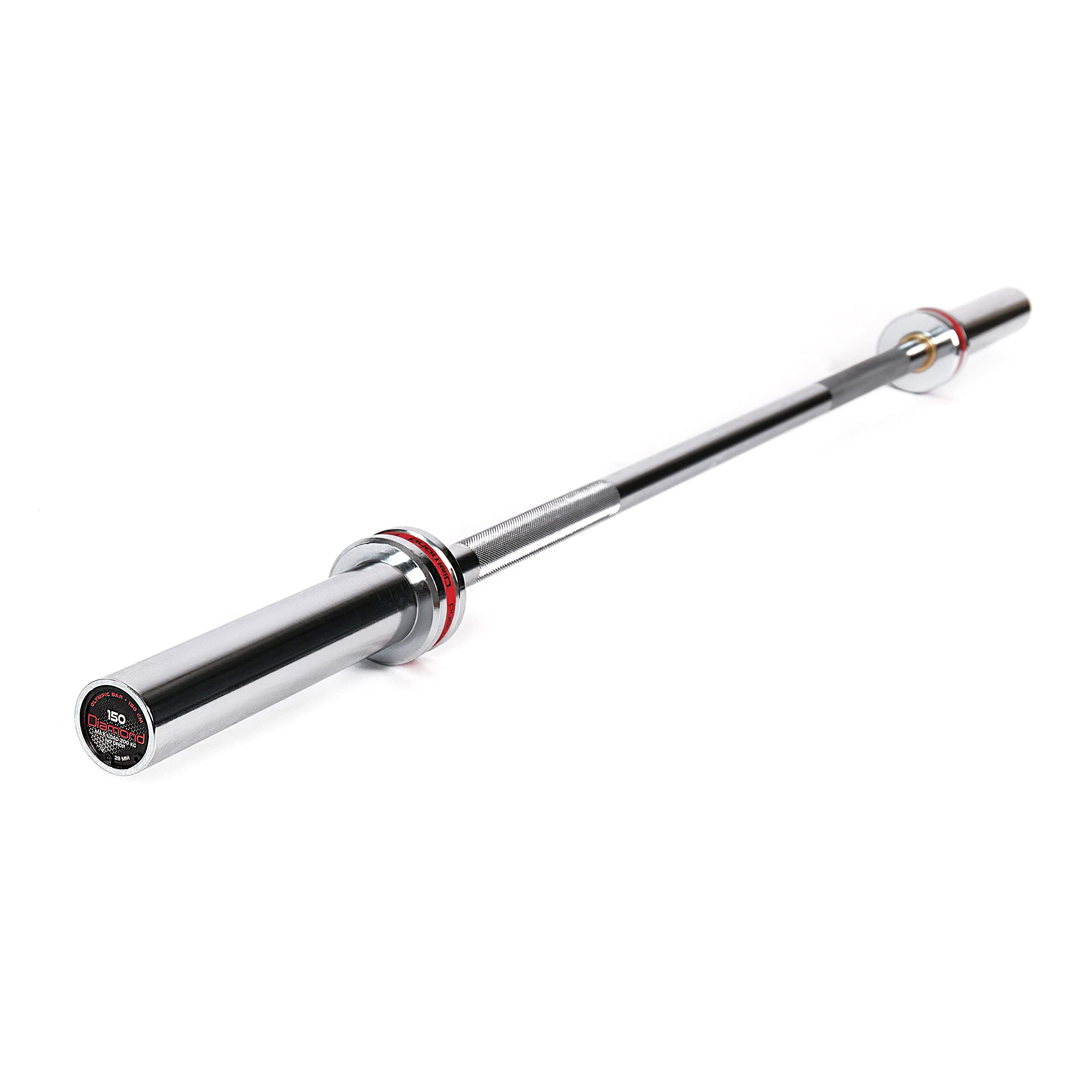 Bilanciere Olimpico 150 cm - carico max 200 Kg - molle incluse - 14 Kg Diamond