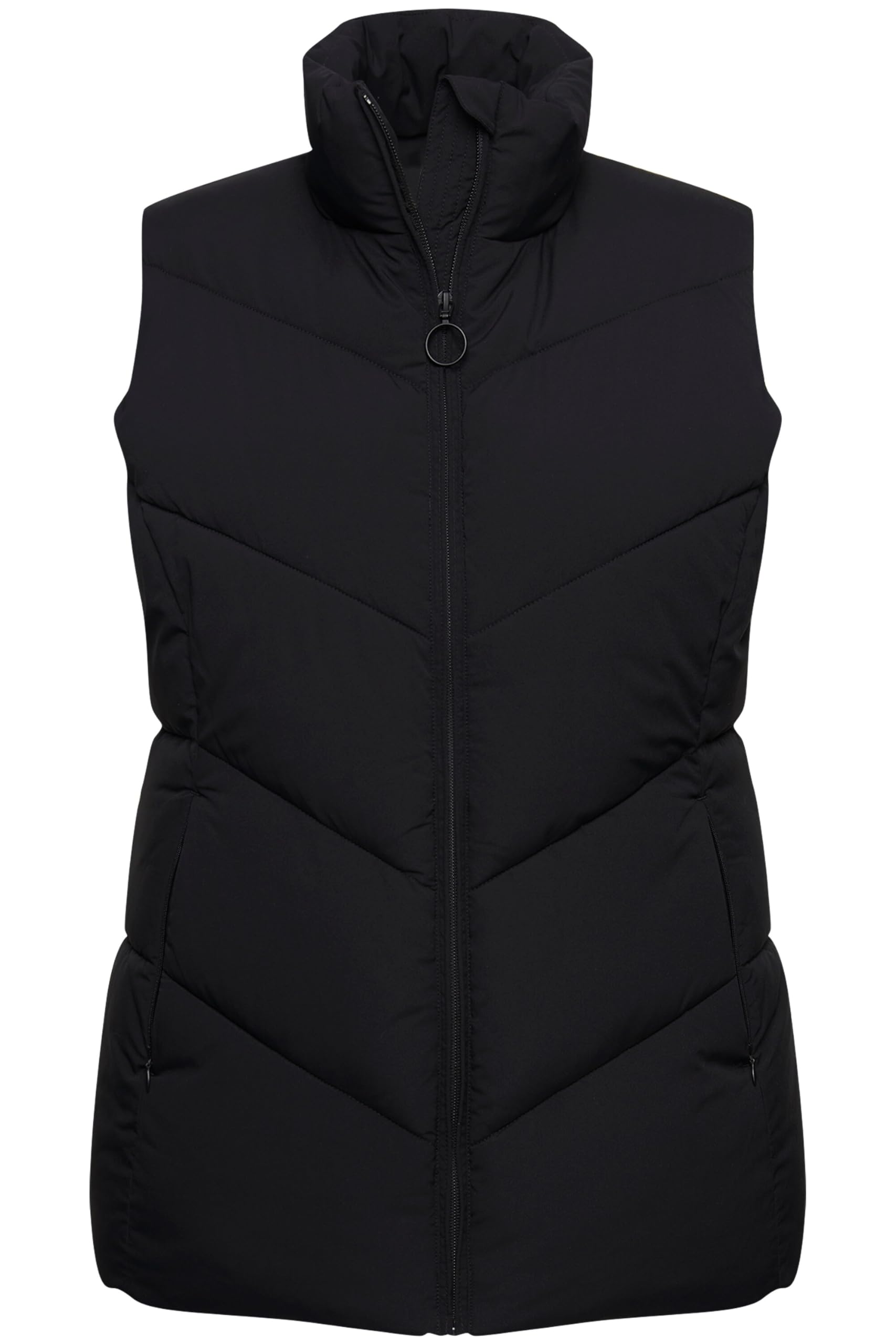 Ulla Popken Giacca Funzionale HYPRAR 3-in-1 con Gilet Trapuntato, Taglio Svasato e Cappuccio 833194