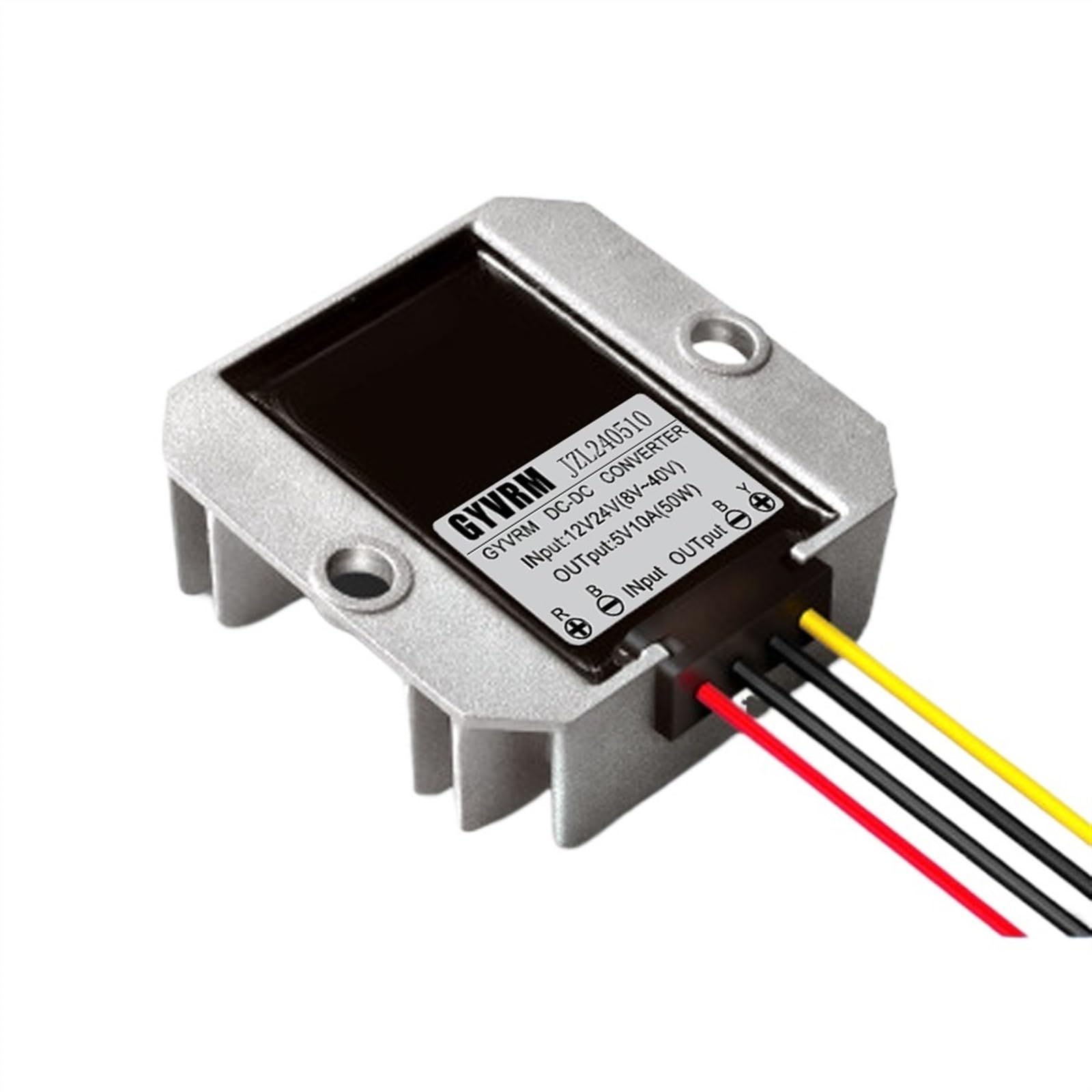 Convertisseur Buck 24V à 5V étanche avec boîtier en aluminium 10A