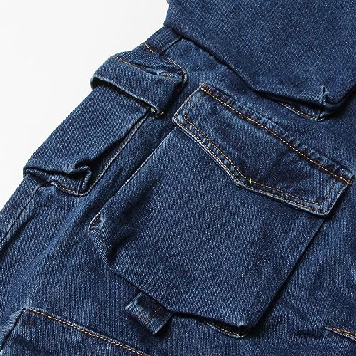 Wide Leg Jeans for Women Straight Tube Loose Hip Hop Cool Street Retro Fashion Zipper Cargo Pants with Pocket4