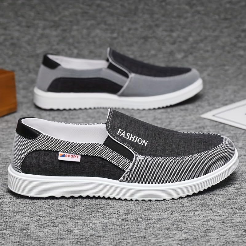 Men's Breathable Casual Loafers, Lightweight Anti-Skid Slip On Shoes for Outdoor Walking Driving, Men's Street Footwear, Spring and Summer4