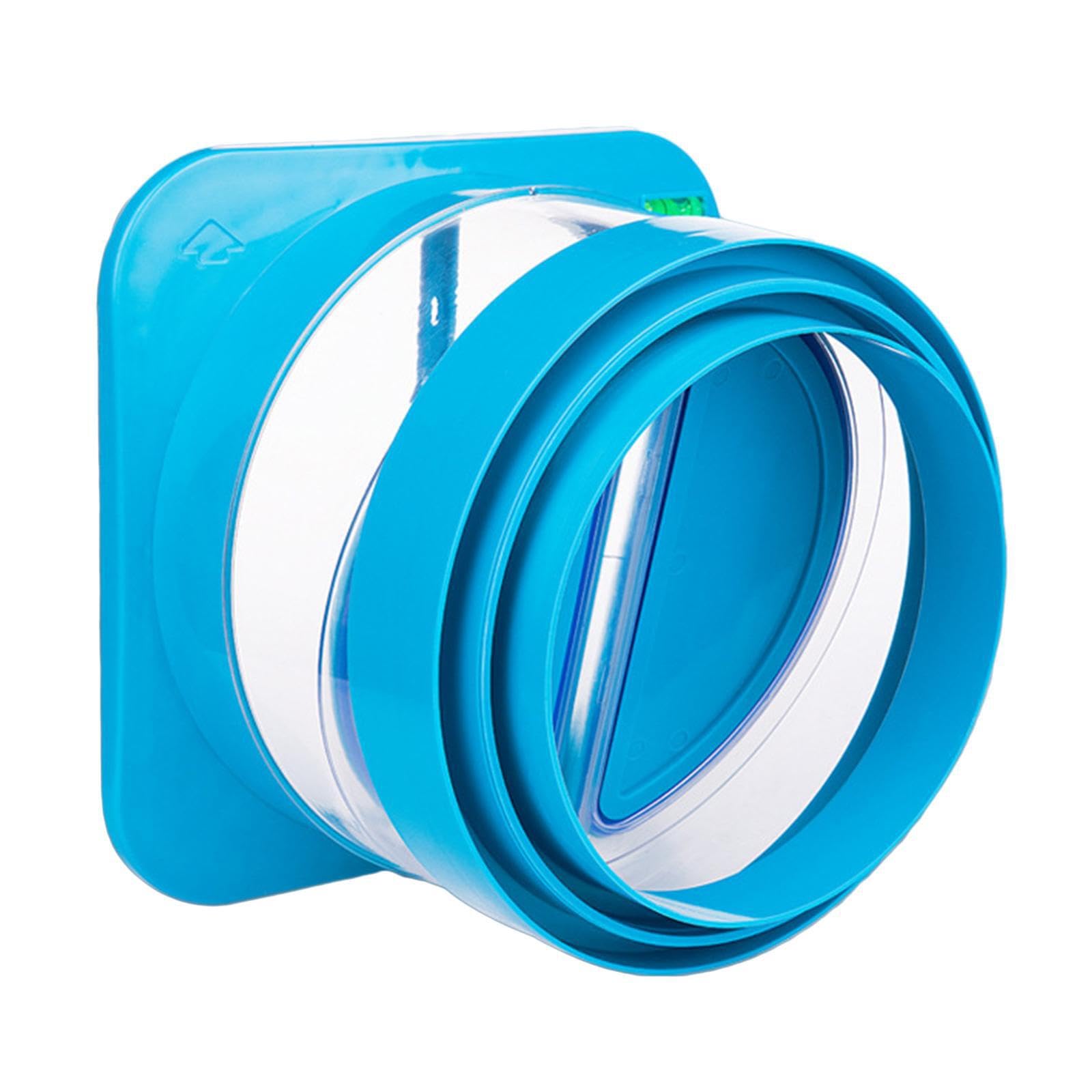 TUXCAXI Backdraft Damper Inline Extractor Fan Offers Timeless Solutions for Odor Blocking with Innovative Detachable Backdraft Damper Detachable Vent for , Blue , L