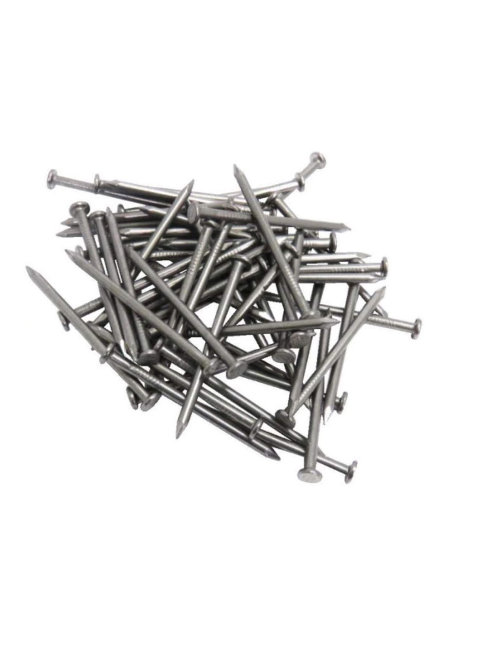 High Strength Round Head Nails For Carpentry Hardware Electrical Etc (25, 5 Inch)