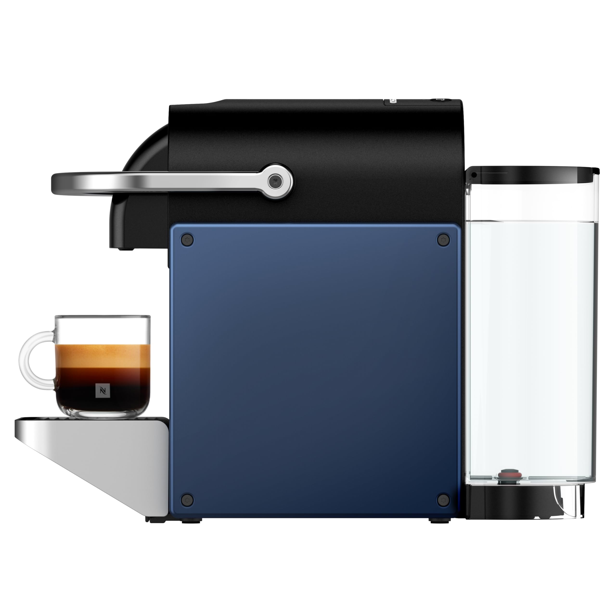 Nespresso De'Longhi Pixie EN127.BL, Máquina de Café en Cápsulas, Espresso y Café Lungo, Modo ECO, Diseño Compacto, Sistema de Presión de 19 Bares, Pack de Bienvenida Incluido, 1260W, Blue