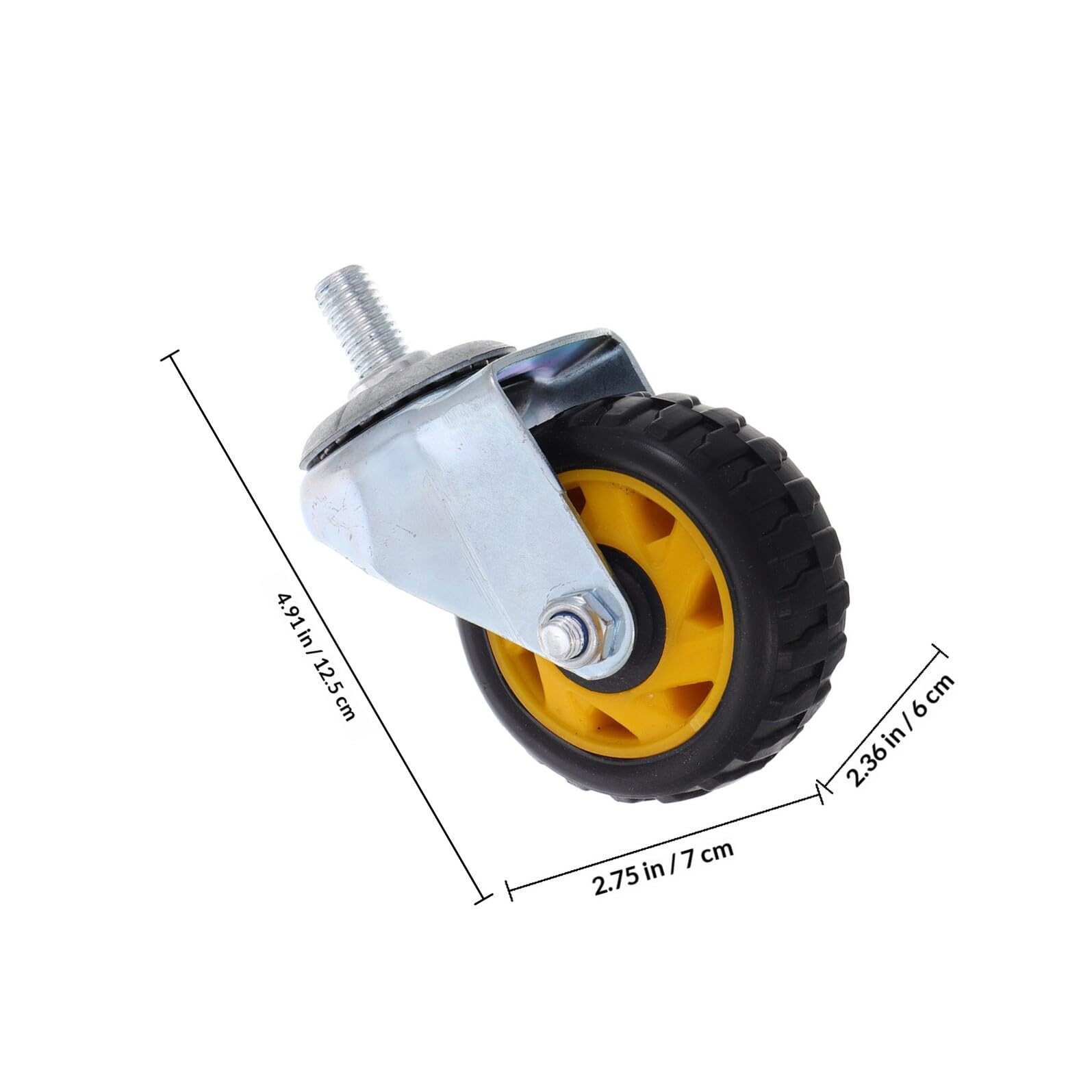 Levemolo Roulettes Pivotantes en Roue Cric et Fer Plastique de Sol Robustes Accessoire Fiable pour Réparation de Cric Hydraulique en Entretien Automobile