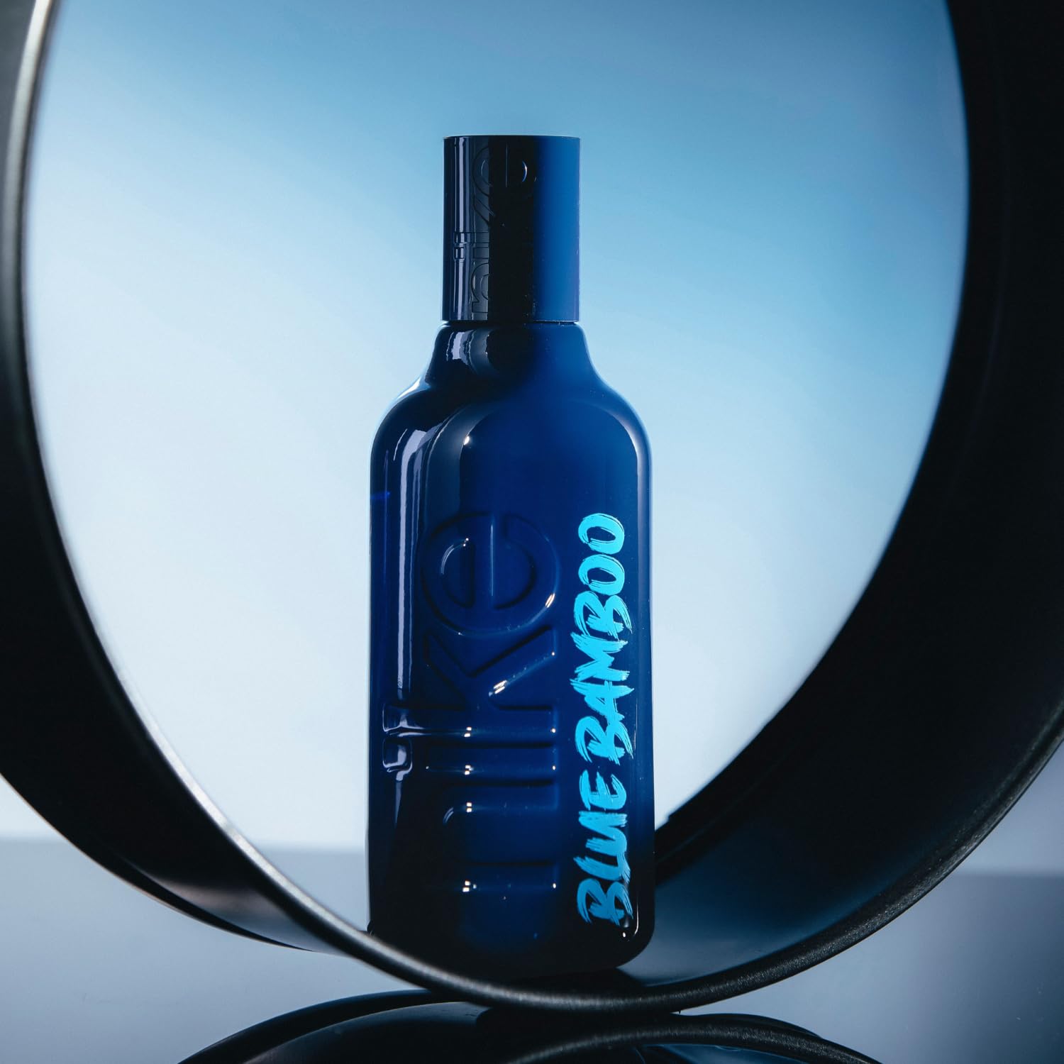 NIKE - Blue Bamboo Eau de Cologne pour homme 100 ml, Pack de 2, Parfum en spray 200 ml, Eau de toilette naturelle et masculine, Arôme boisé fruité, Parfum frais