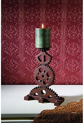 Steampunked Gears Candle Holder - 12-in
