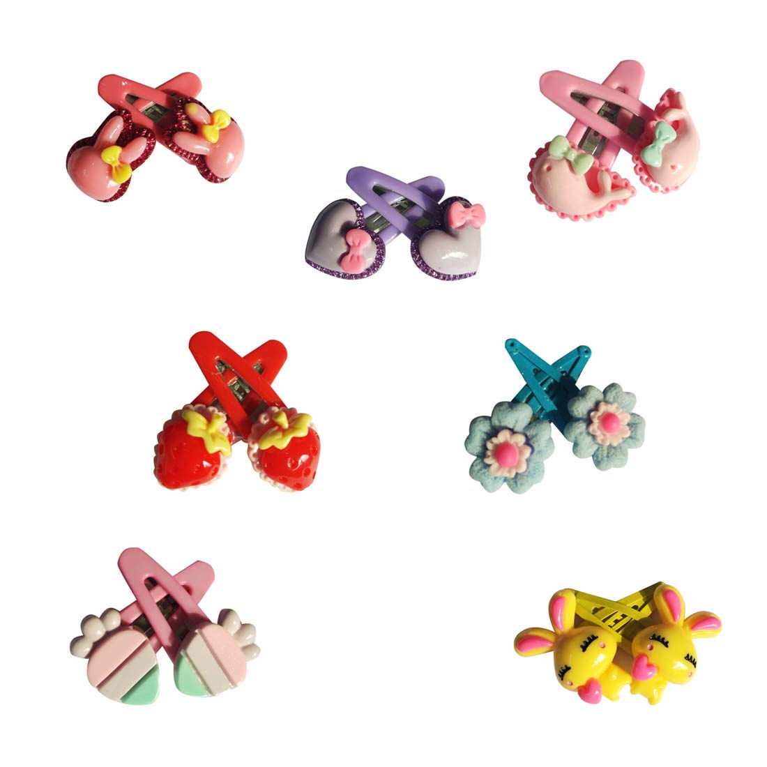Tic Tac Hair Clips for Little Babies Very Attractive Multi Color Combo of 5 Pairs (10 Hair Clips for Kids Girls) by CHIROGRAPHY (B07Q1HPNM1) Amazon Price History, Amazon Price Tracker