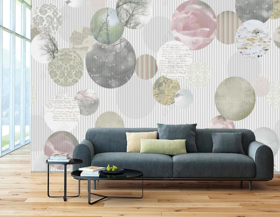 Papier peint intissé branches pour couvrir grand mur de salon
