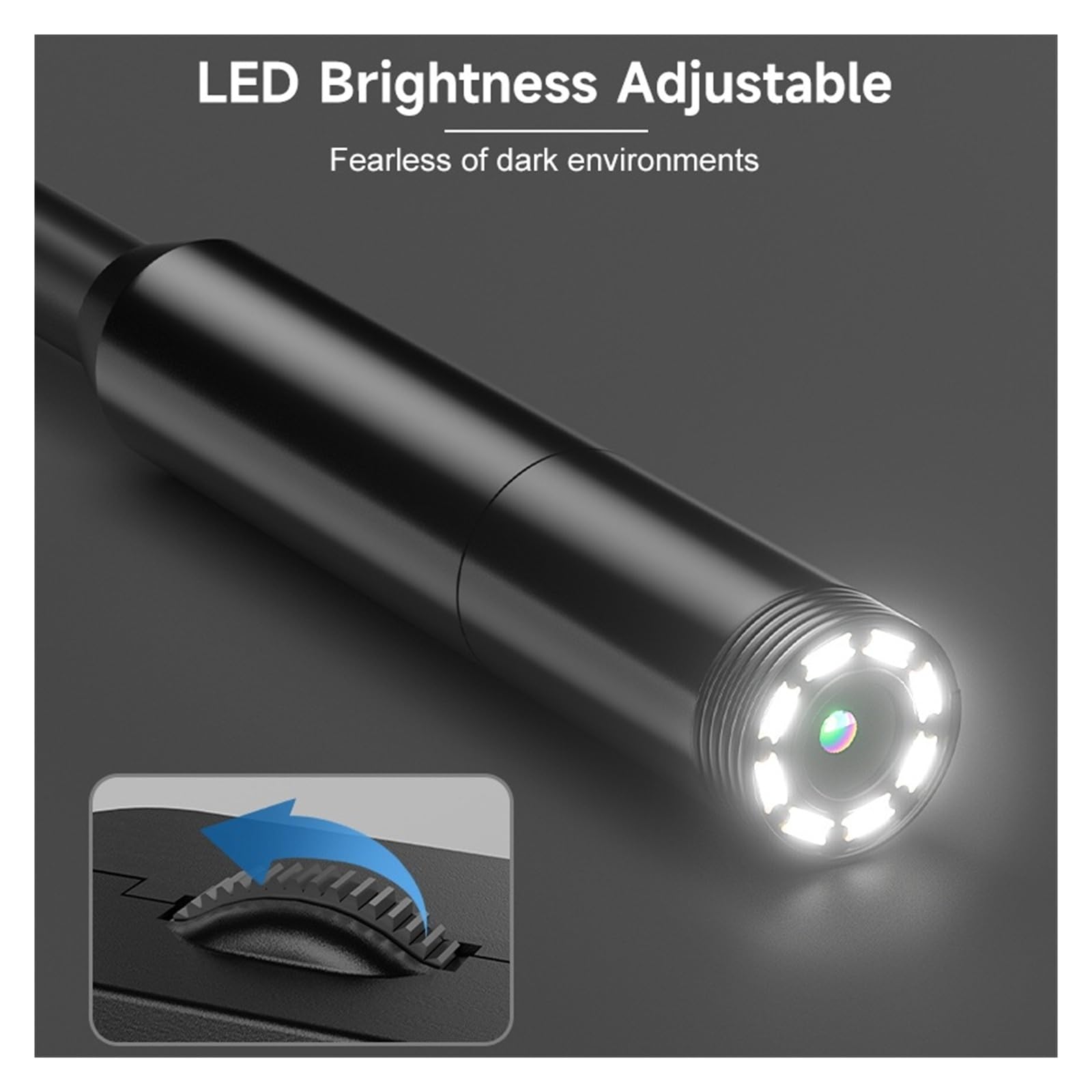 Endoskop, Bezprzewodowy endoskop Auto 8mm kamera 1920P HD inspekcyjna IP67 WiFi boroskop