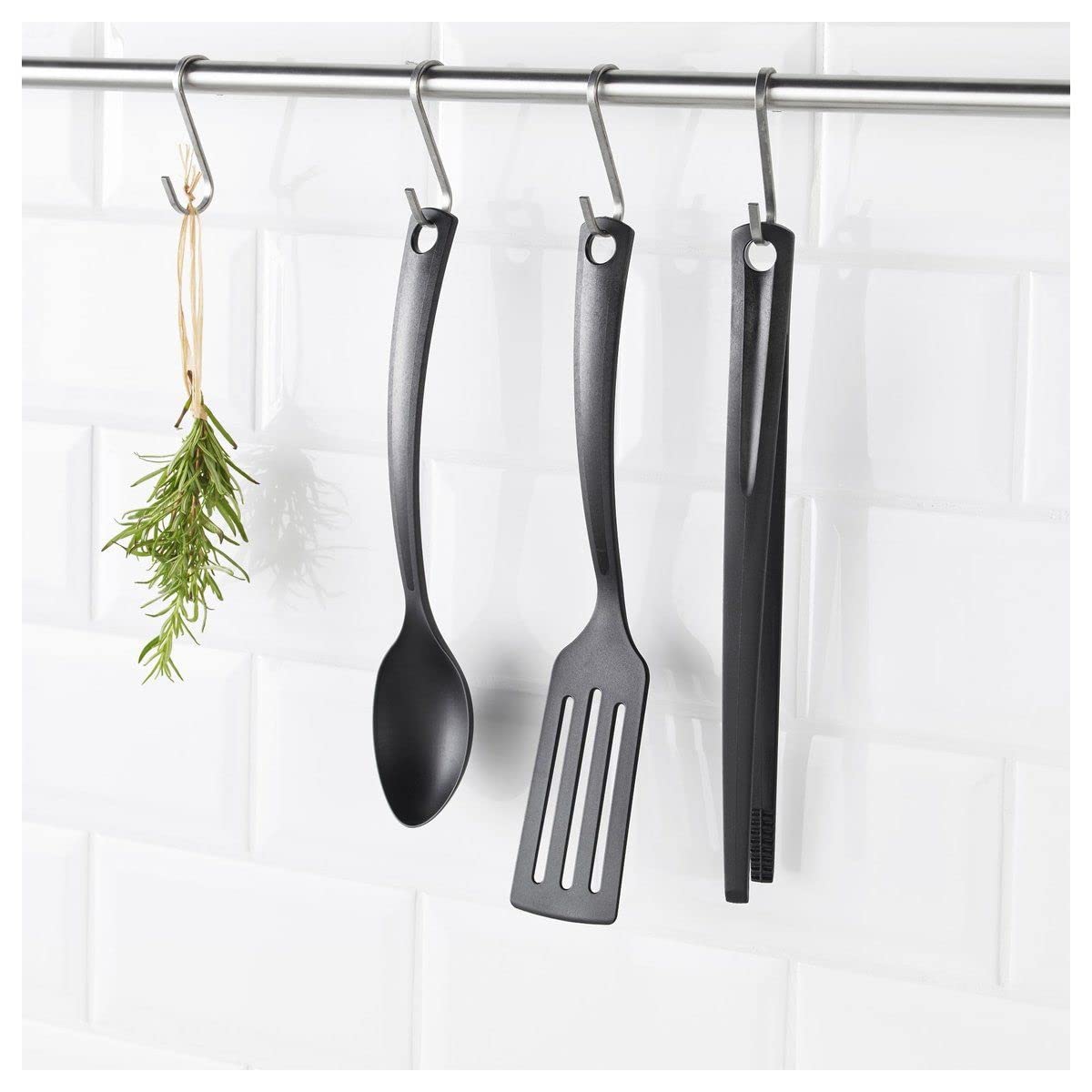 GNARP 3-Piece Kitchen Utensil Set, Black