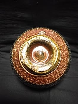 Amazon.co.jp: お茶碗 人間国宝「島岡達三」作 塩釉象嵌縄文碗