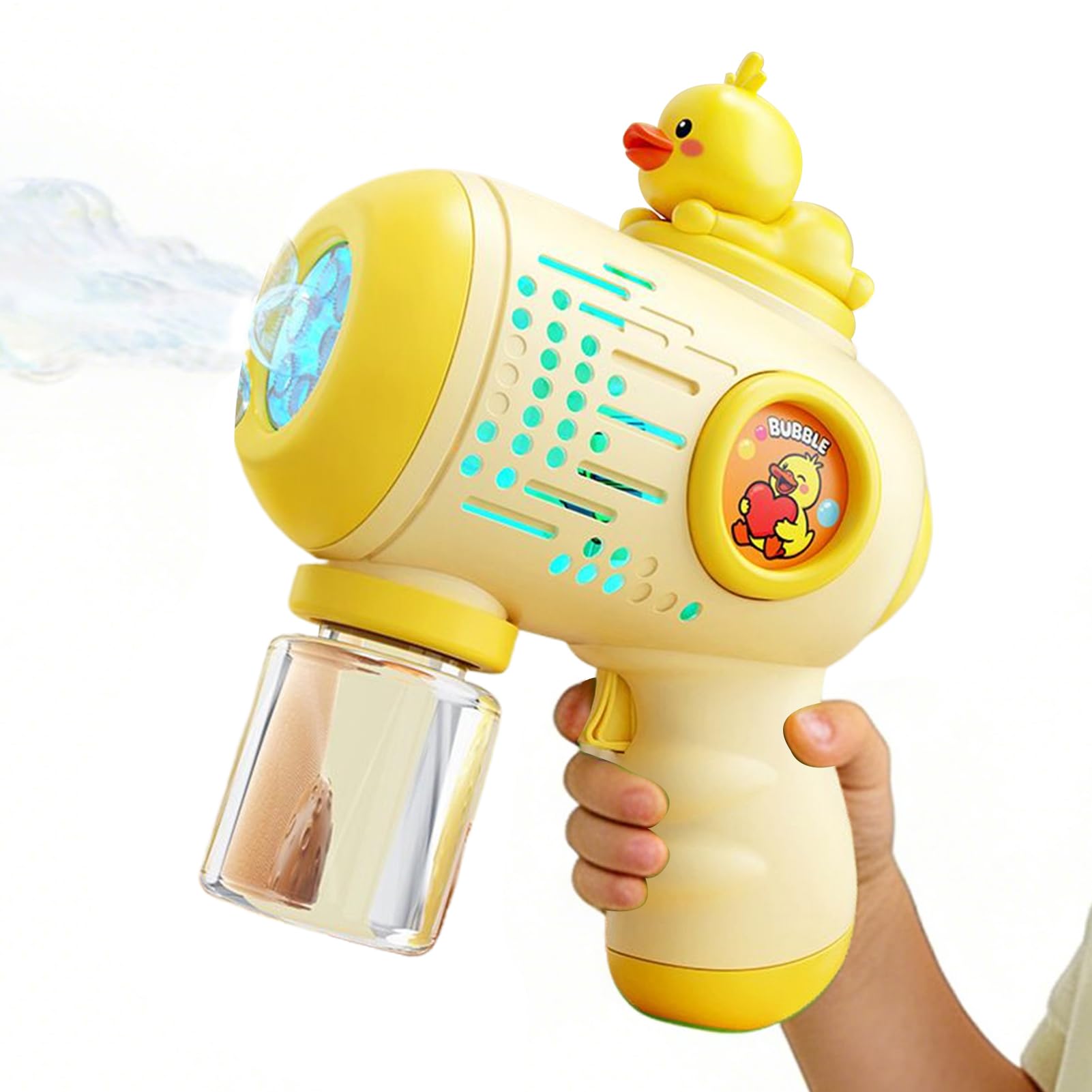 Electric Bubble Machine - Automatic Animal Design Toys, Bubble Machine for Kids with Colorful Lights, Durable Battery Operated Blower, Playful Accessory for Playground, Exciting Holiday Park School