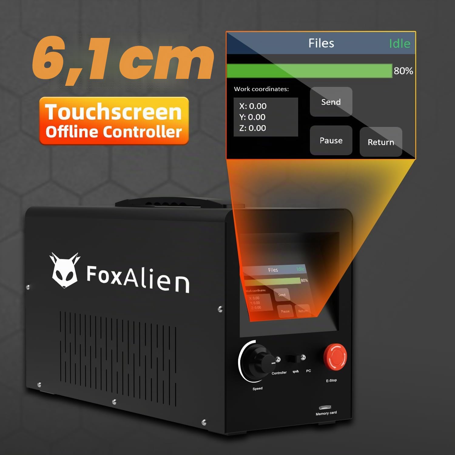 FoxAlien CNC Fräsmaschine XE-PRO mit Kugelumlaufspindeln, 400W Spindel 3-Achsen Graviermaschine für Holz-Aluminium-Schneiden Aufrüstbar auf Linearschienen(220V)