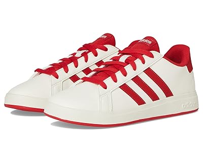 adidas Kids Grand Court 2.0 Shoes (Little Kid/Big Kid) Kids Shoes White/Collegiate Red/Black