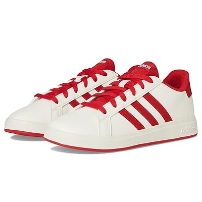 adidas Kids Grand Court 2.0 Shoes (Little Kid/Big Kid) Kids Shoes White/Collegiate Red/Black