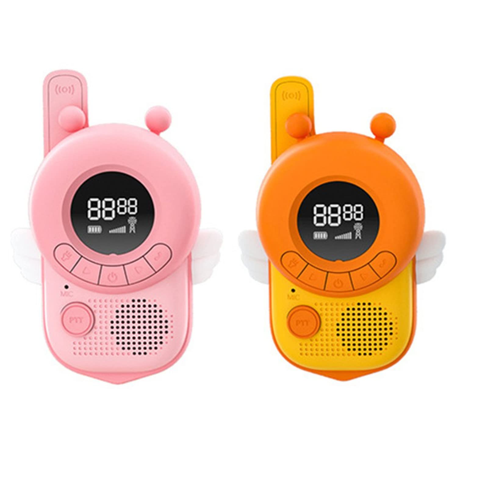 FHDD 2PCS Wireless Kids Walkie Talkie Toys 3KM flashlight function Hand-Held Talkie Walkie Children Educational Interactive