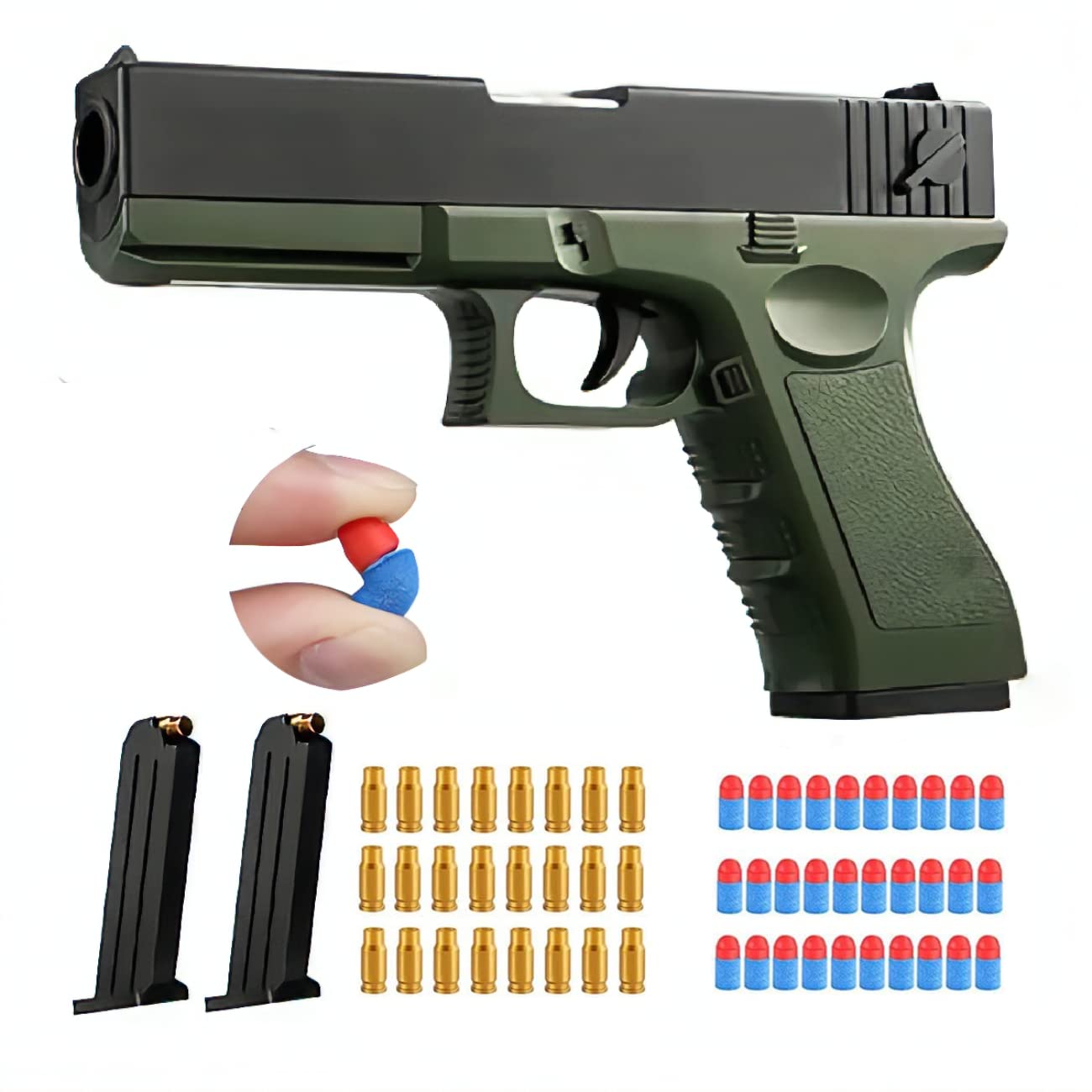 Buy Safety Soft Bullet , Shell Ejecting Toy ,Toy s Look Real,Toy Foam