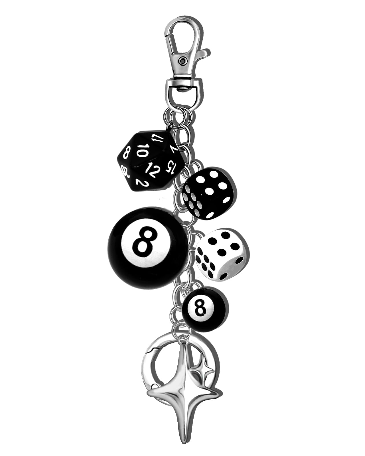 Cherry Keychain & Bag Charm - Cute Cherry Accessories for Women - Gift