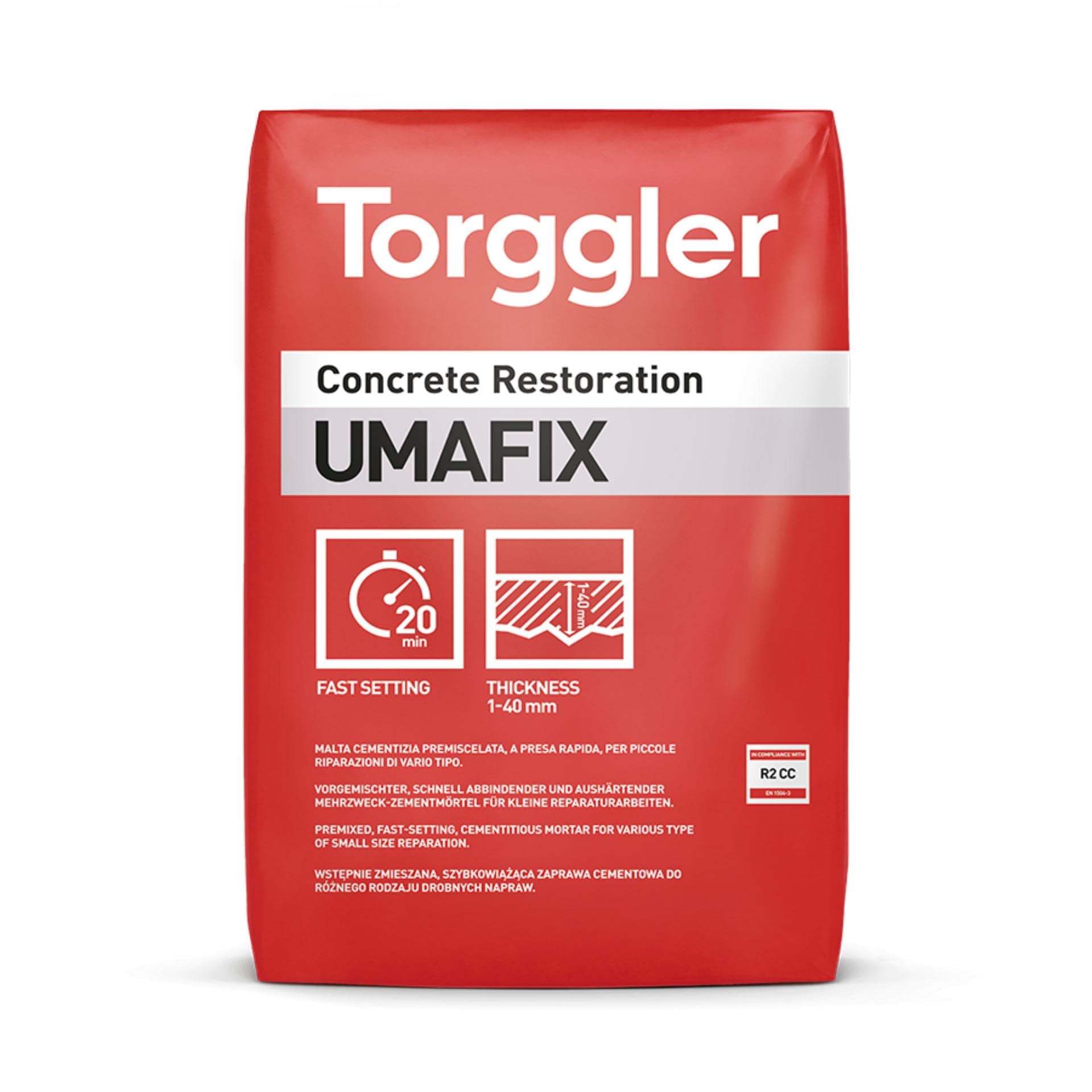 Umafix Malta Cementizia Premiscelata a Presa ed Indurimento Rapidi Confezione 25kg