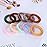 10-Piece Spiral Hair Ties for Thick Hair - Medium, Multicolor, No Crease Coils - Telephone Cord Plastic - Matte Candy Color