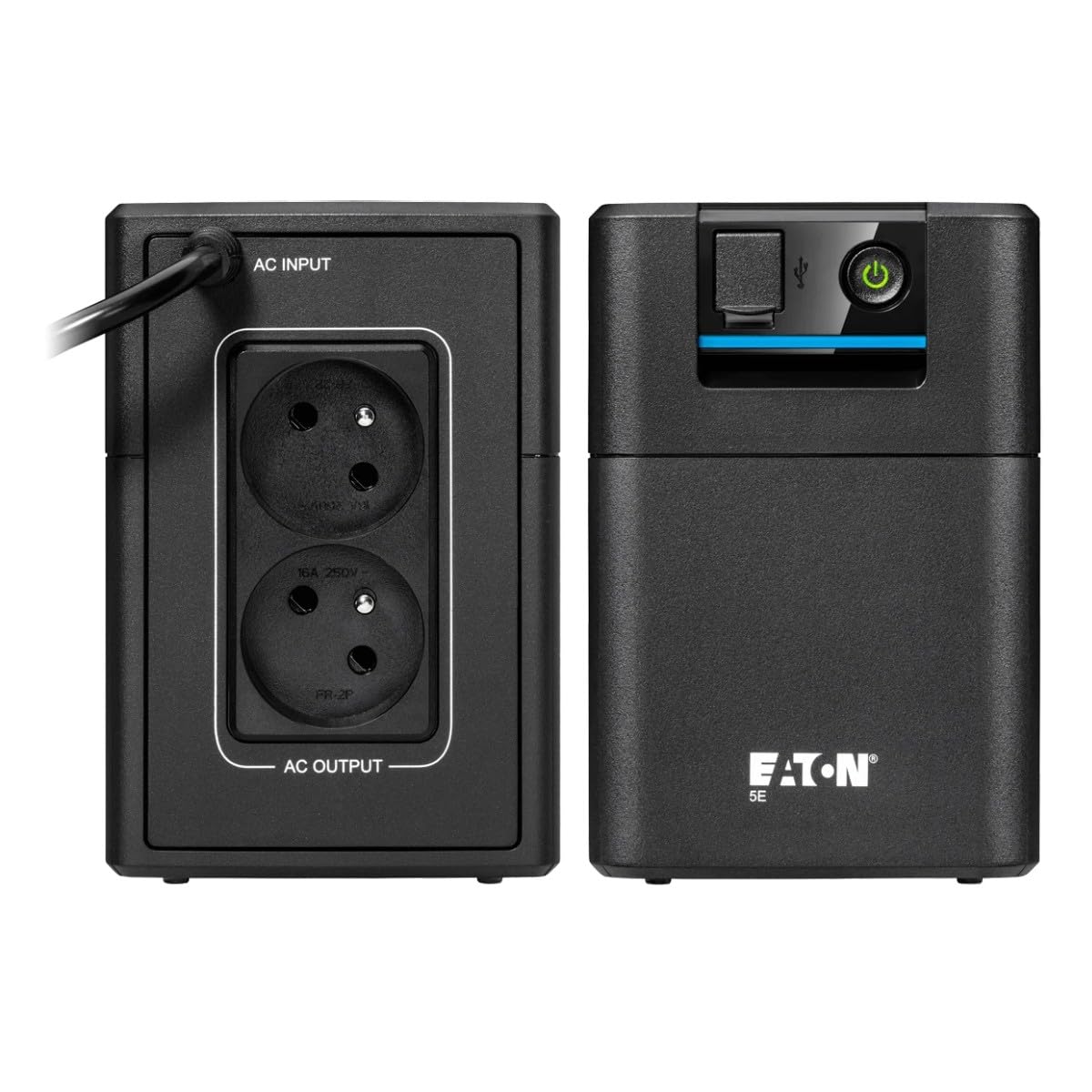 Eaton 5E Gen2 – Line‑Interactive USV 900 VA / 480 W – 5E900UD – 2× Schuko, AVR, USB – Schwarz (B0CCNYDGS6)