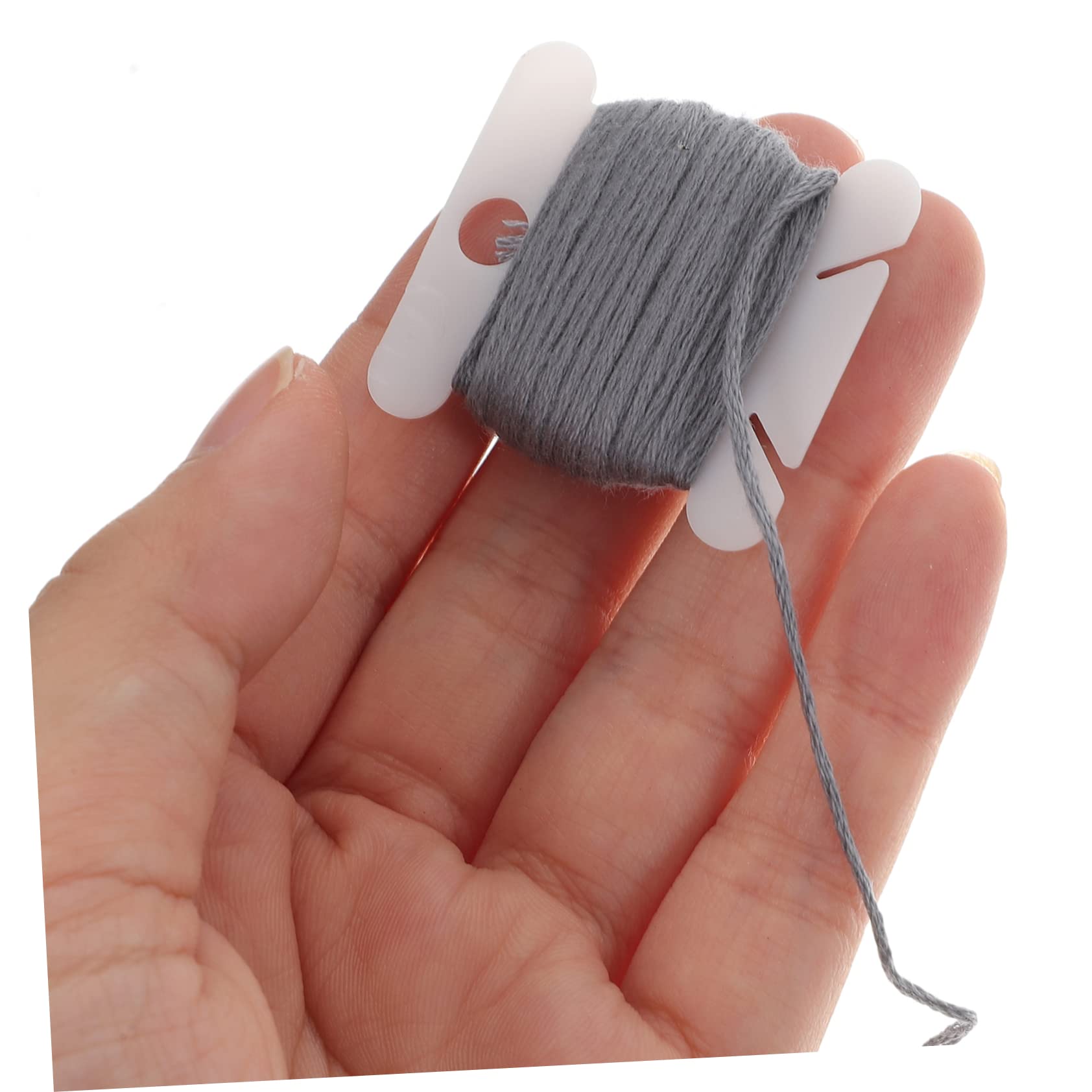 Housoutil Embroidery Thread Kit 50 Thread Colors Line Board for Hand Machine Sewing Cross Stitching