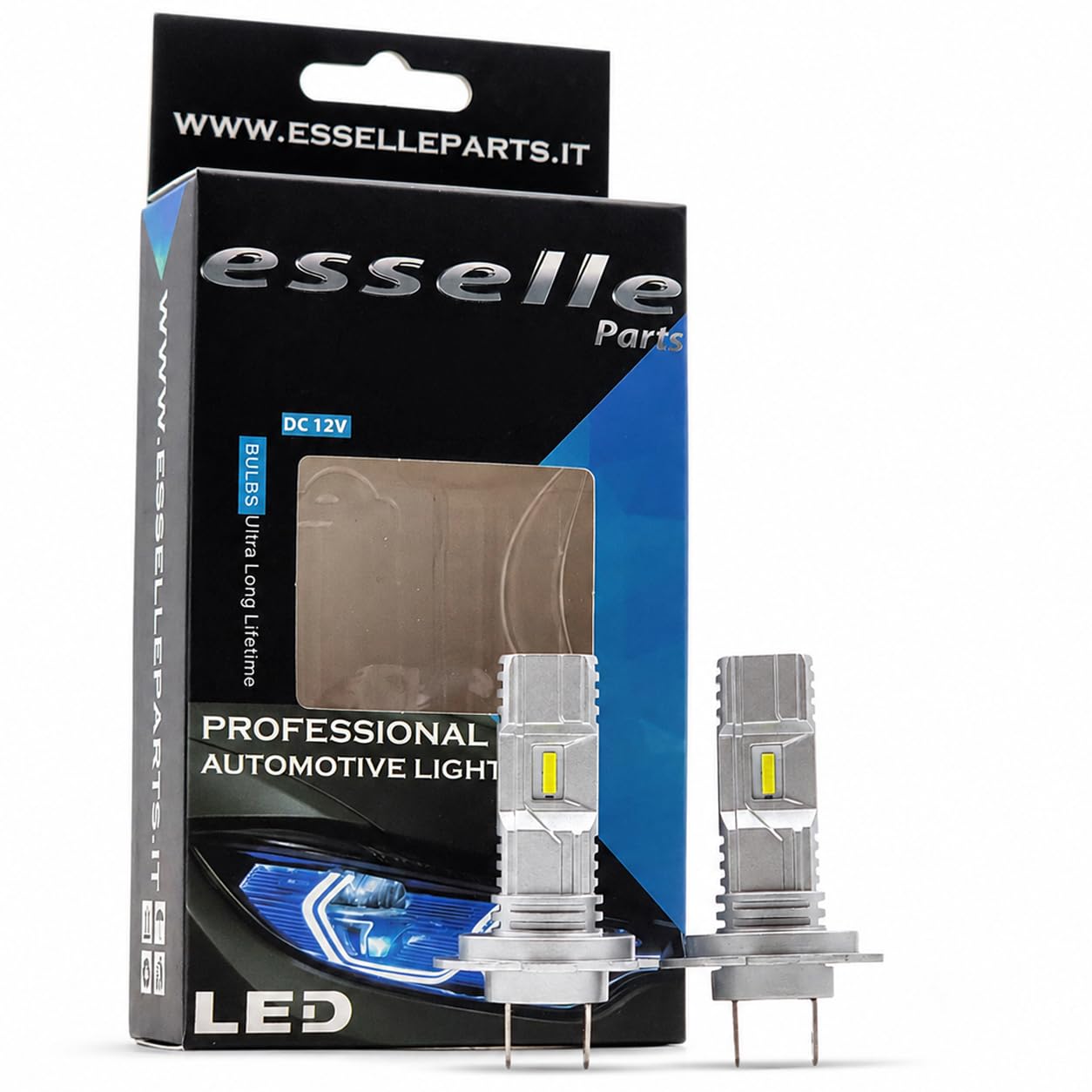 Kit Full LED H7 All in one 6000 Lumen 6000K Bianco Ghiaccio Canbus Plug & Play per Fari Anabbaglianti, Abbaglianti, Luci di Svolta, Fendinebbia Auto e Moto